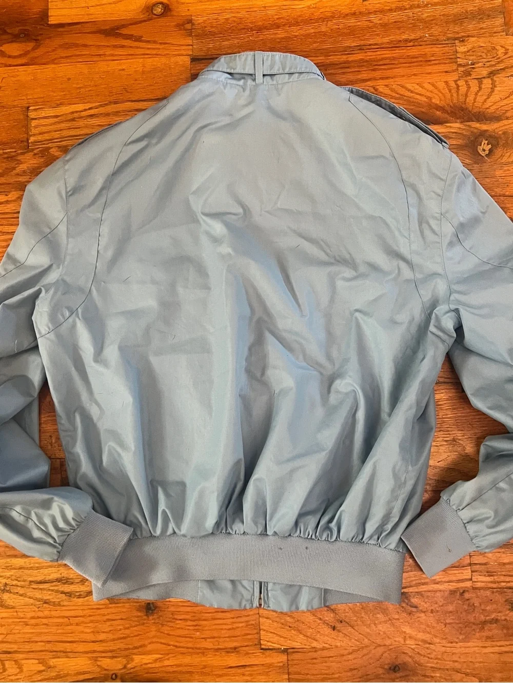 Members only Light Blue Zip-Front Jacket